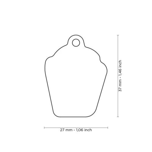 Placa ID Charms en Forma de Palomitas de Maíz para Perros y Gatos | MyFamily 🍿 - Imagen 2